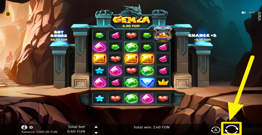 Gemza Xmas Edition Spin Button