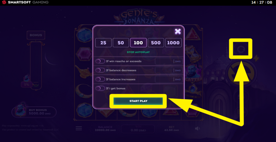 Genies Bonanza Autoplay