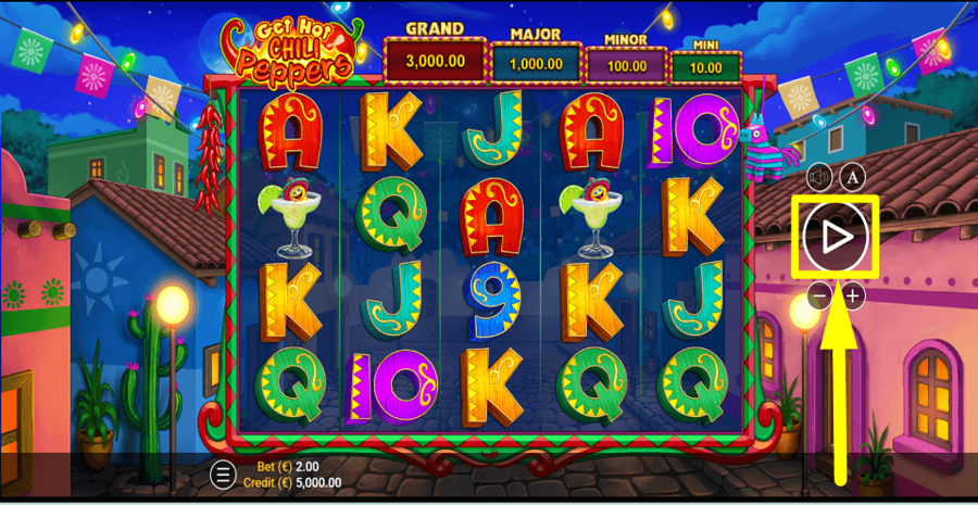 Get Hot Chili Peppers Play Button