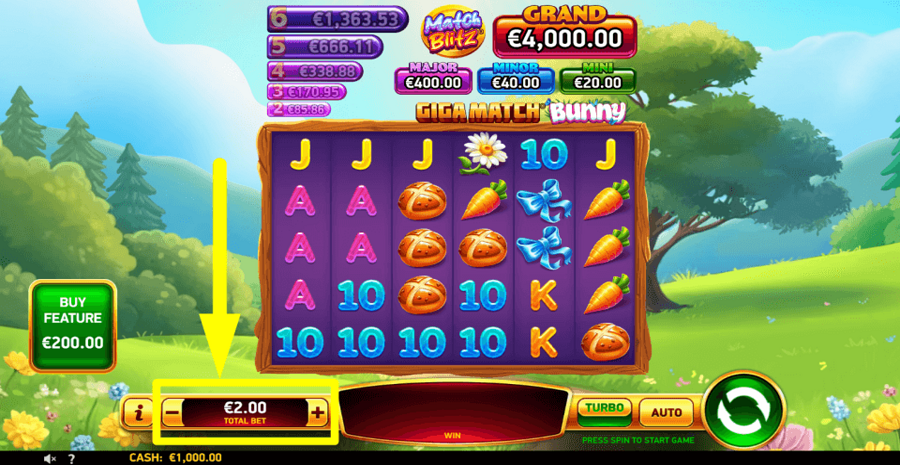 Giga Match Bunny Bet Value