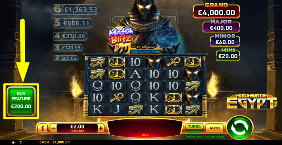 Giga Match Egypt Buy Feature