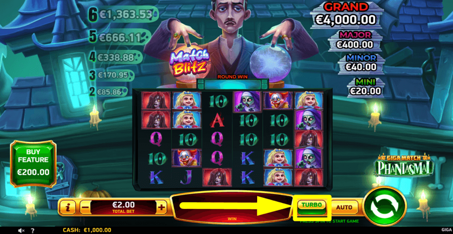 Giga Match Phantasmal Turbo Feature