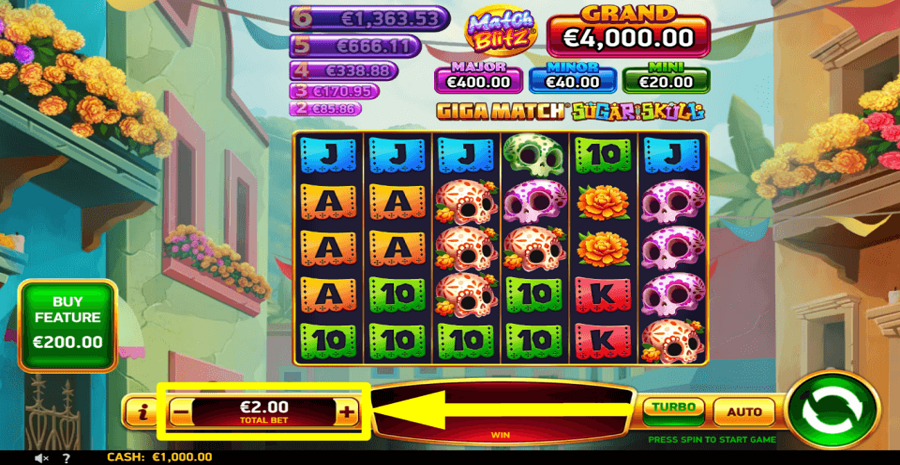 Giga Match Sugar Skull Bet Value