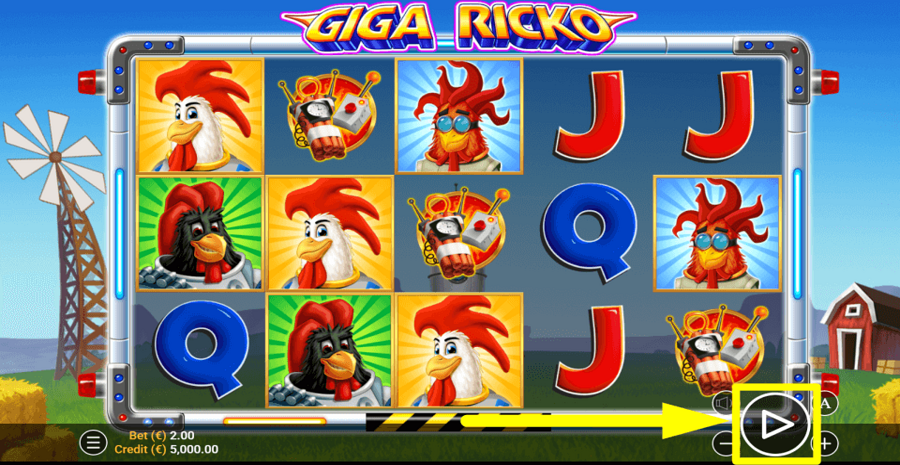 Giga Ricko Play Button