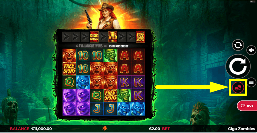 Giga Zombies Bet Value