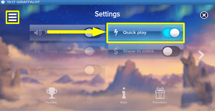 Giraffalot Turbo Feature