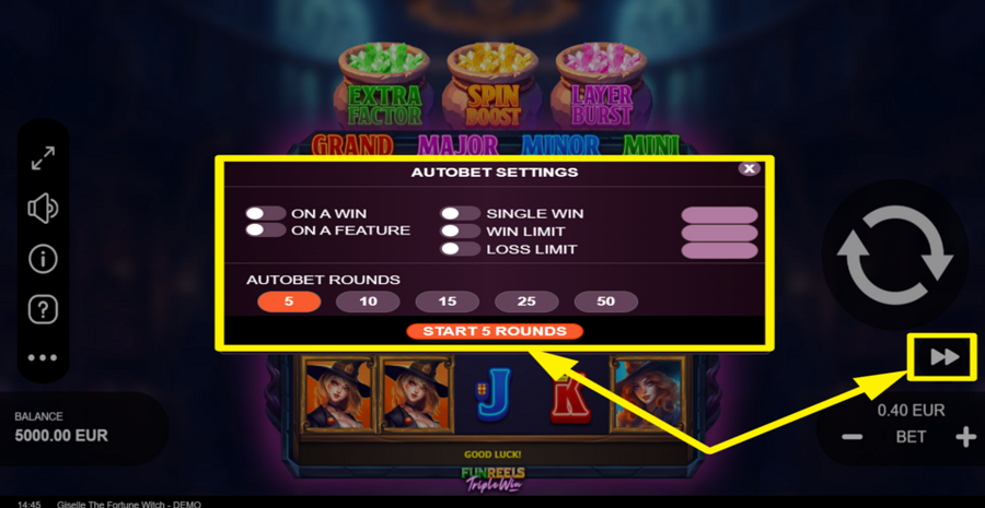 Giselle The Fortune Witch Autoplay