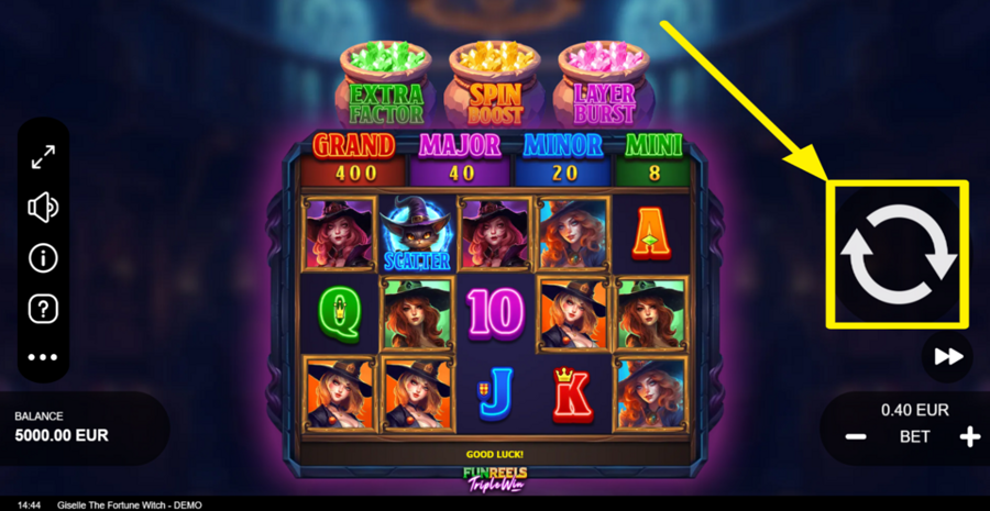 Giselle The Fortune Witch Spin