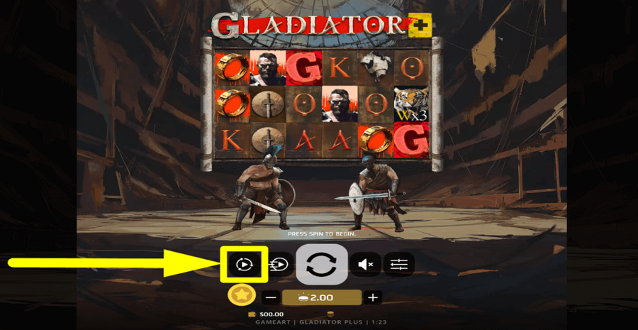 Gladiator Plus Autoplay Feature