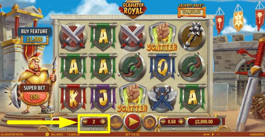 Gladiator Royal Bet Value