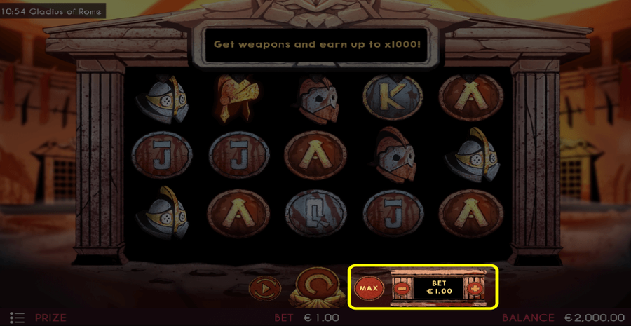 Gladius Of Rome Bet Select