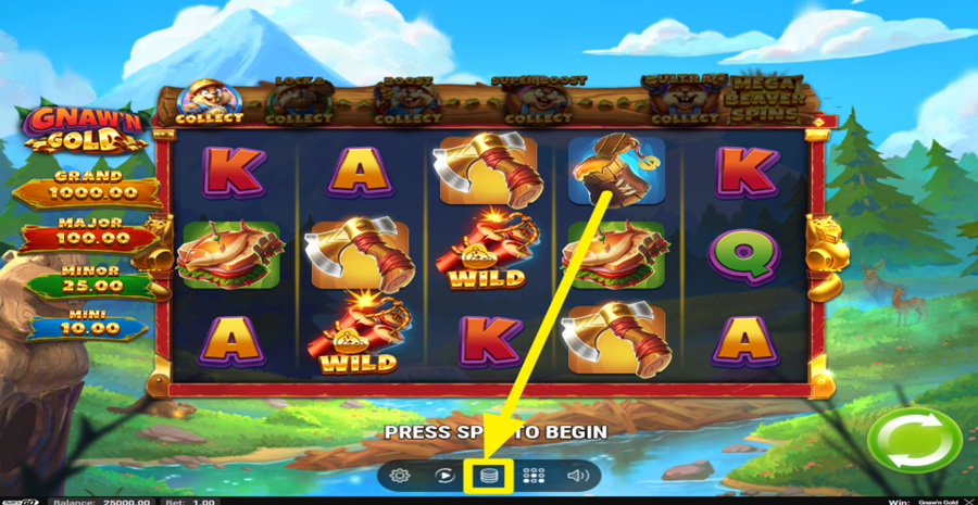 Gnaw N Gold Adjust Bet
