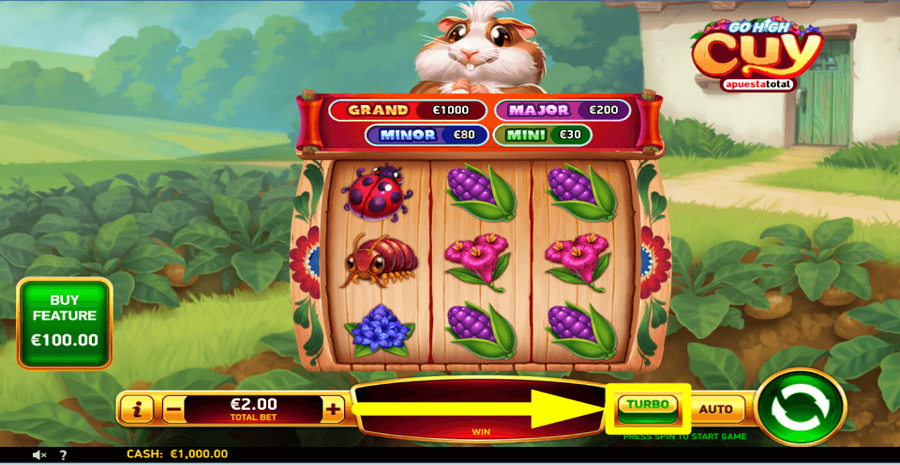 Go High Cuy Apuesta Total Turbo Feature