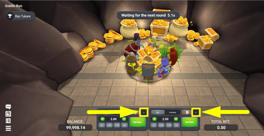 Goblin Run Remove Bet