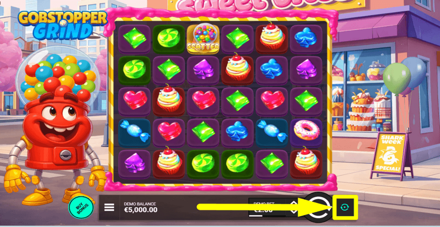 Gobstopper Grind Autoplay Feature