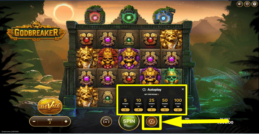 Godbreaker Autoplay Feature