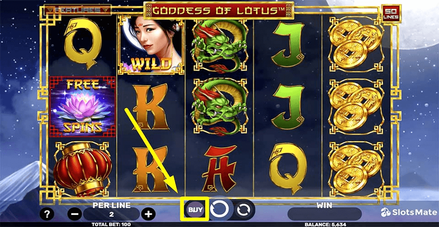 Goddess Of Lotus Buy Feature