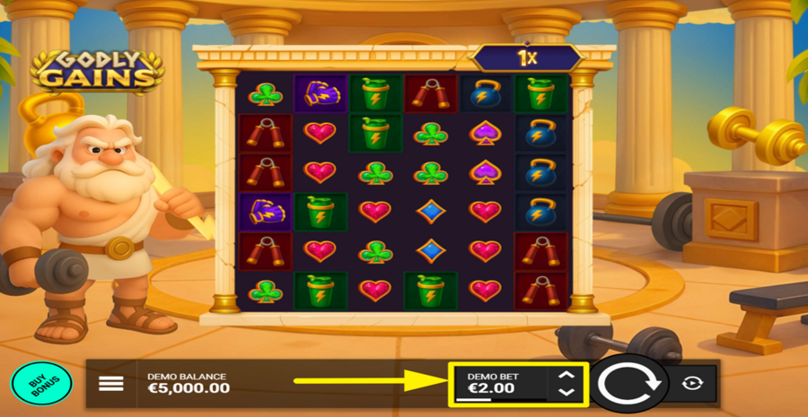 Godly Gains Adjust Bet