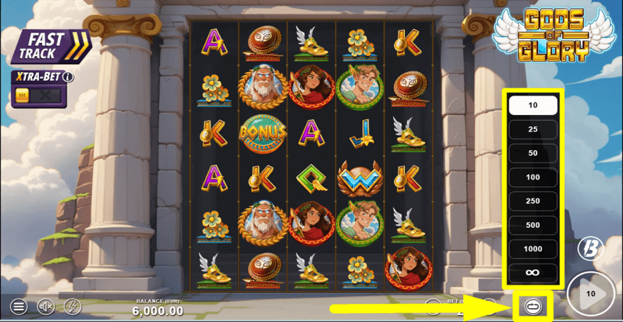 Gods Of Glory Autoplay Feature