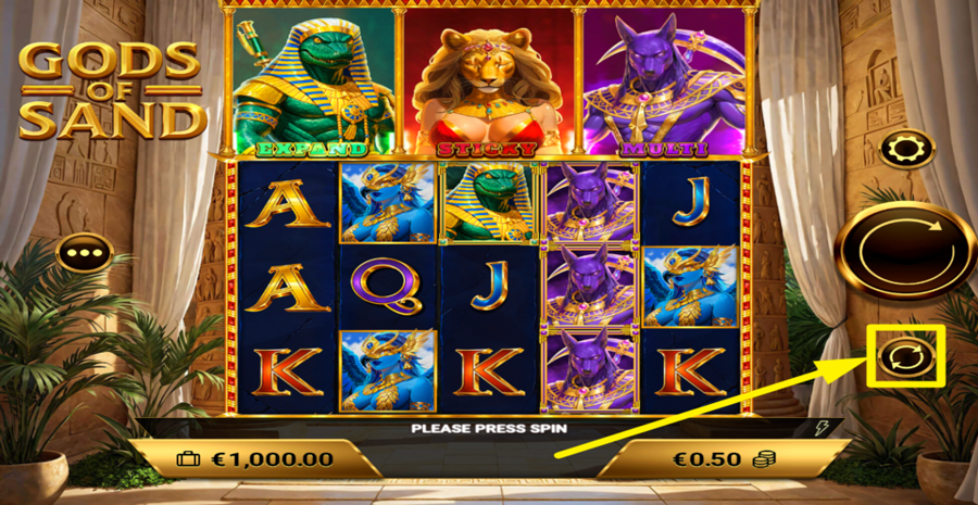 Gods Of Sand Autoplay