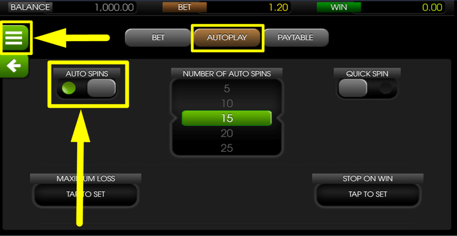 Gold Diggers Autoplay Feature