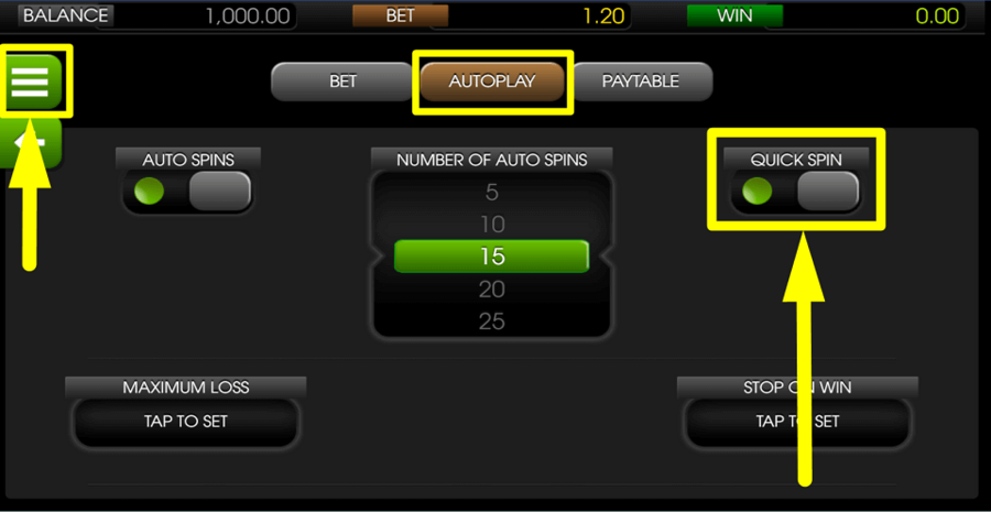 Gold Diggers Quick Spin Feature