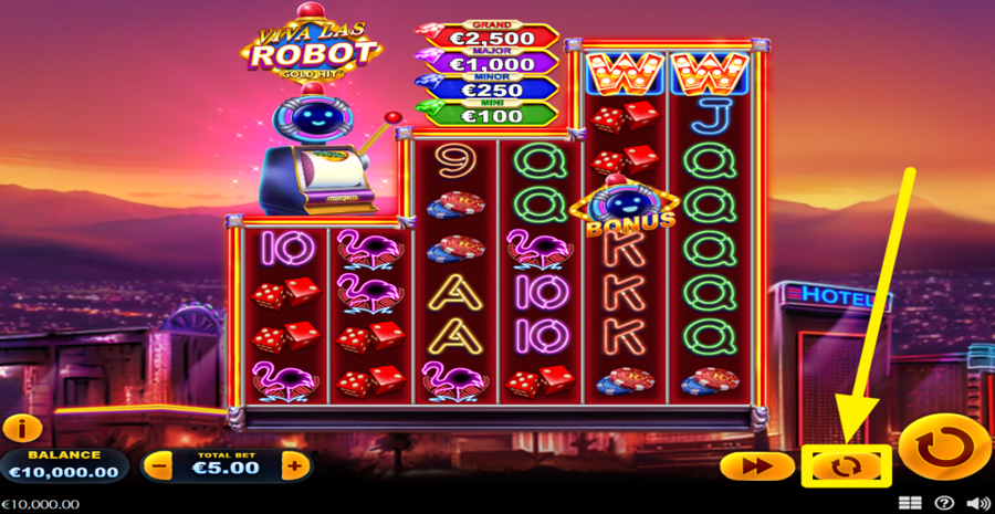 Gold Hit Viva Las Robot Autoplay