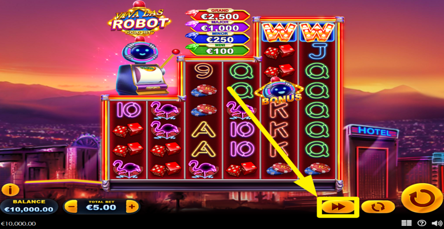 Gold Hit Viva Las Robot Turbo