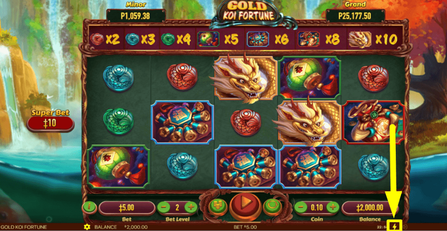 Gold Koi Fortune Turbo Feature