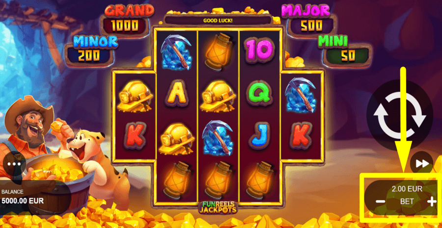 Gold Madness Bet Value