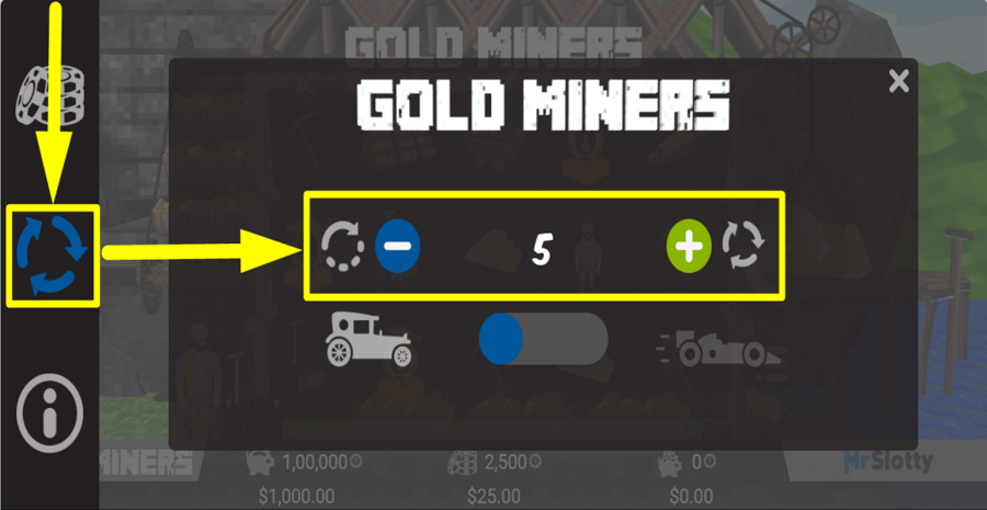 Gold Miners Autoplay Feature