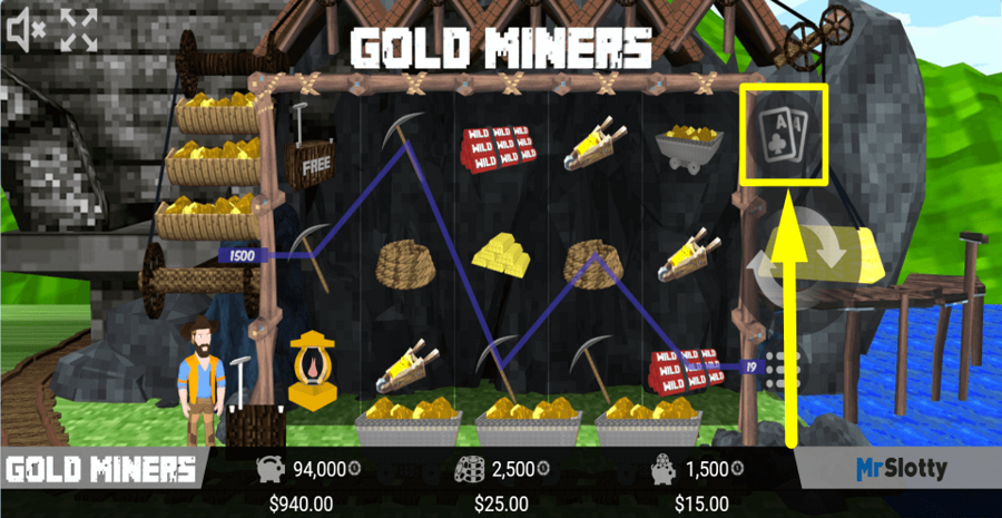 Gold Miners Gamble Feature