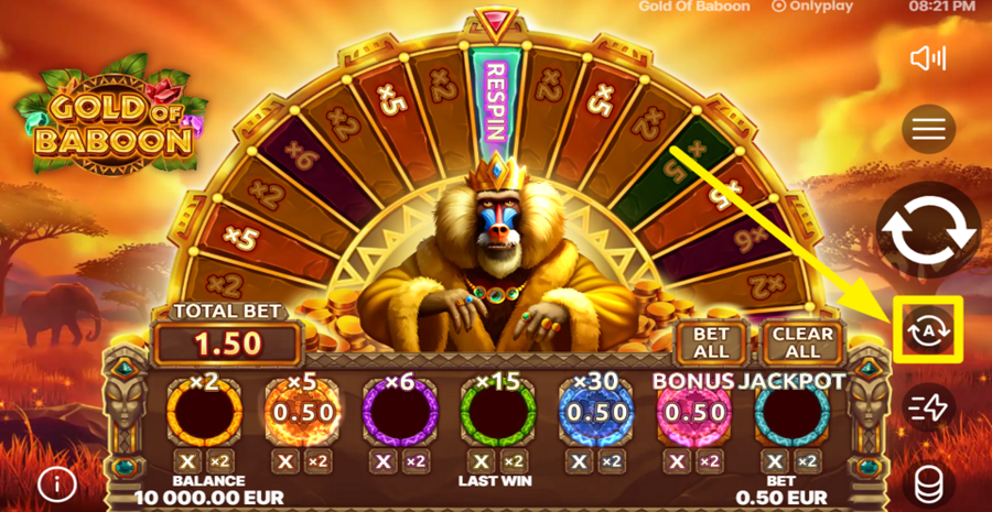 Gold Of Baboon Autoplay