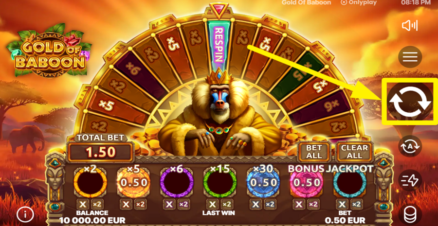 Gold Of Baboon Play