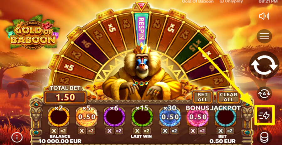 Gold Of Baboon Turbo