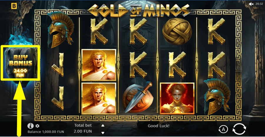 Gold Of Minos Buy Feature
