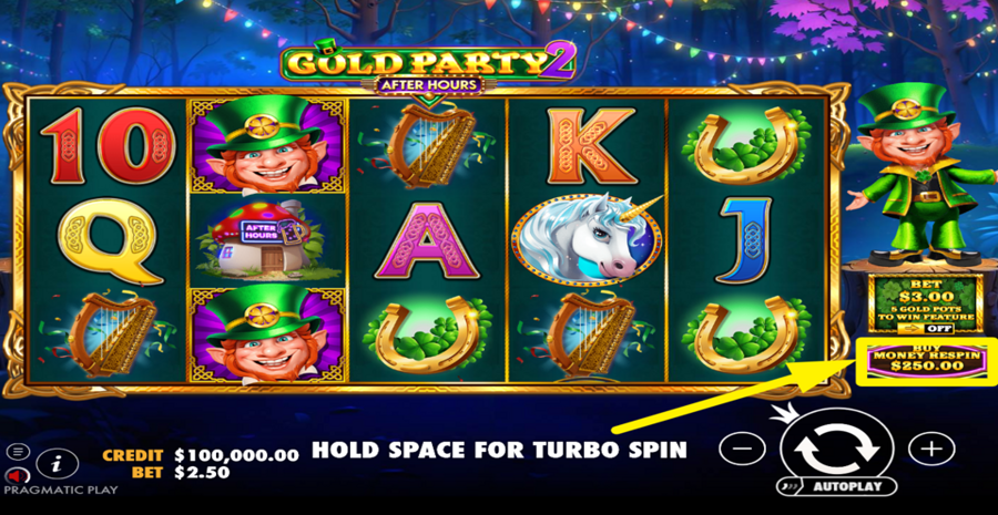 Gold Party 2 After Hours Buy Bonus