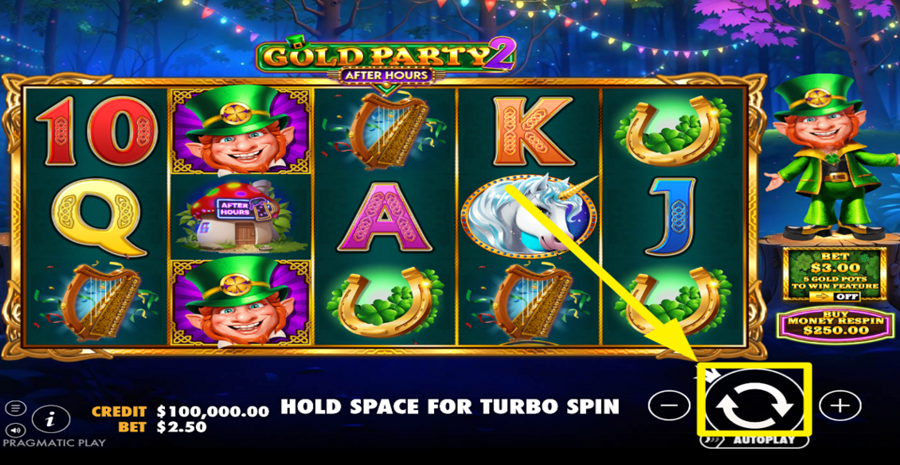 Gold Party 2 After Hours Spin