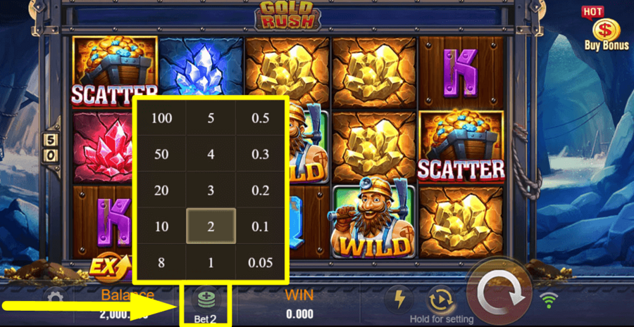Gold Rush Bet Value