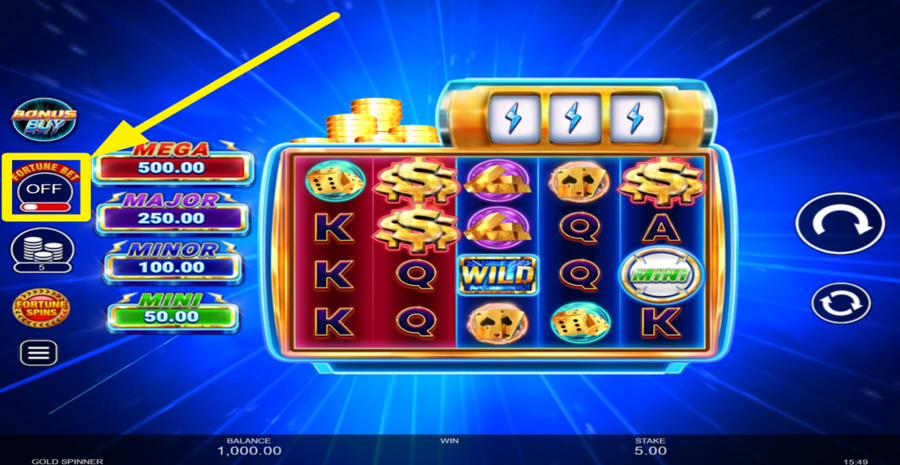 Gold Spinner Fortune Bet