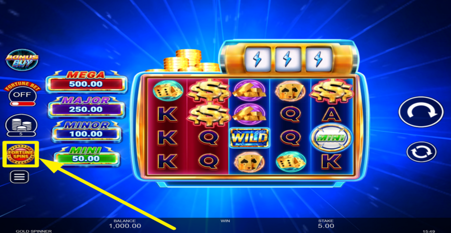 Gold Spinner Fortune Spins