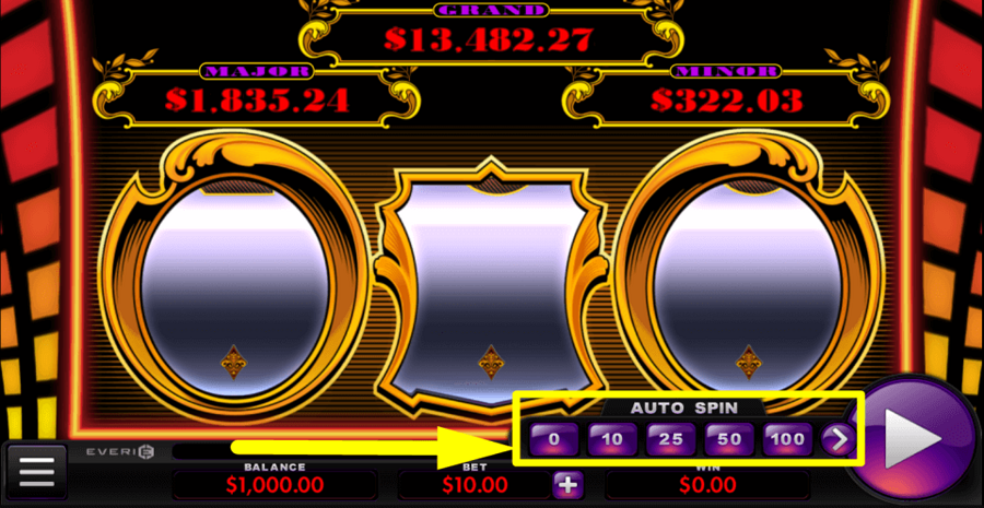 Gold Standard Jackpots Autoplay Feature