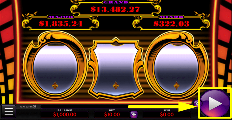 Gold Standard Jackpots Play Button