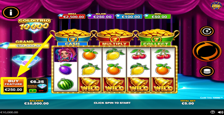 Gold Trio 10000 Buy Bonus