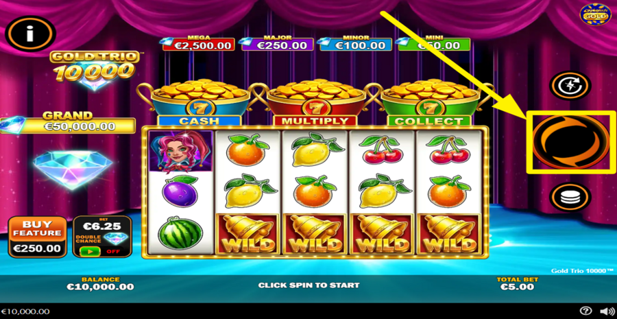 Gold Trio 10000 Spin
