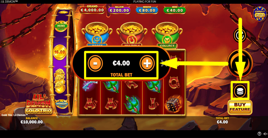 Gold Trio Lil Demon Bet Value