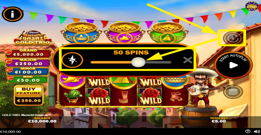 Gold Trio Mariachi Bonanza Autoplay