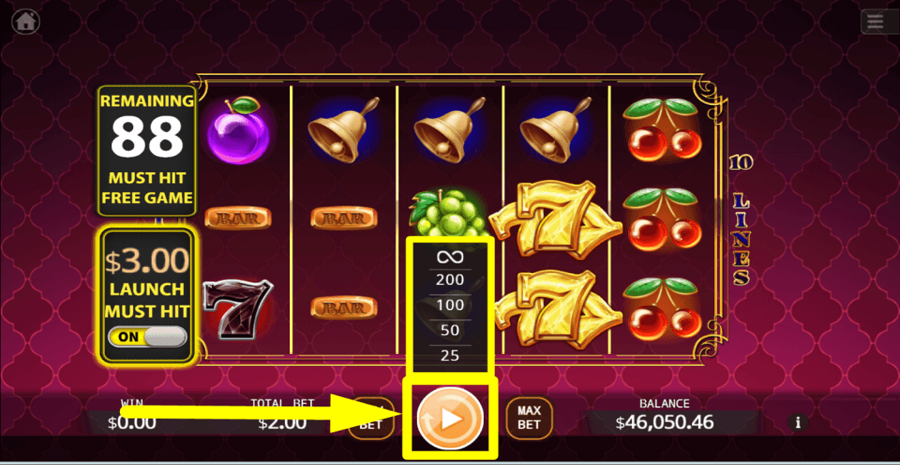 Golden 777 Vip Autoplay Feature