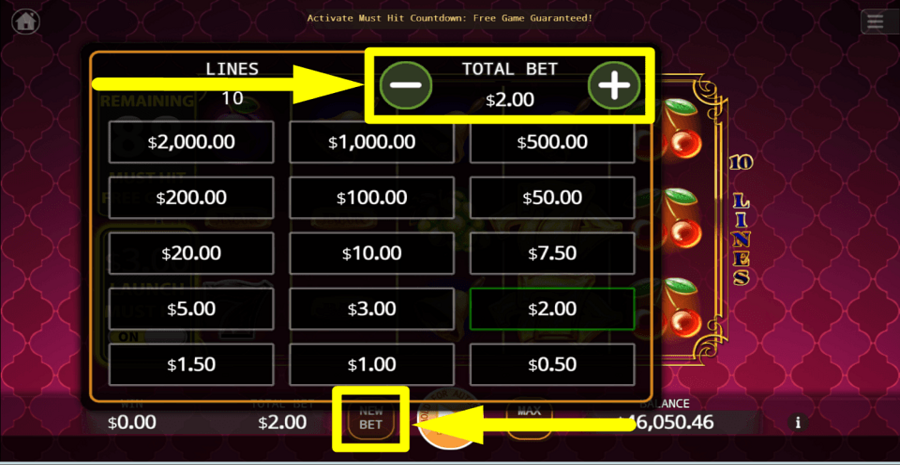 Golden 777 Vip Bet Value
