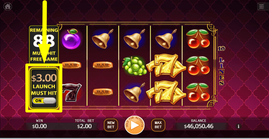 Golden 777 Vip Must Hit Feature